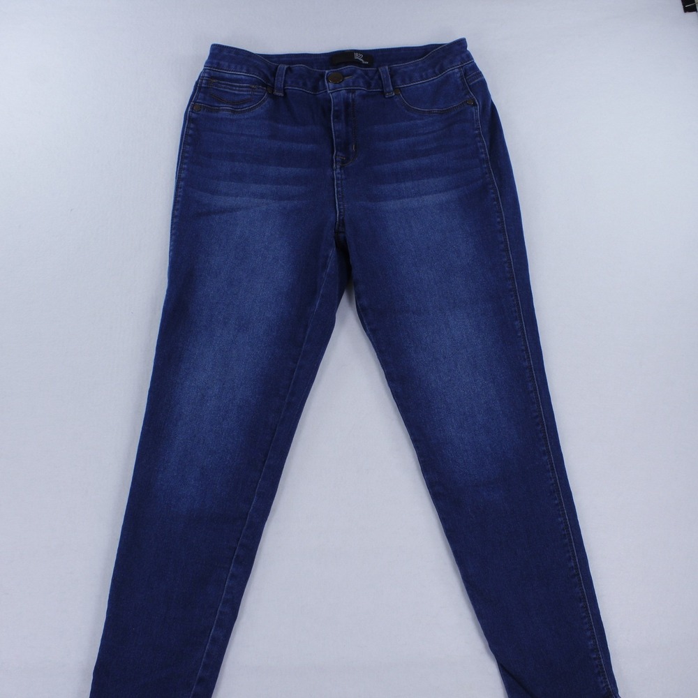 1822 Denim Women's Size 30 (10) Mid Rise Butter Skinny Jeans Blue Wash Stretch